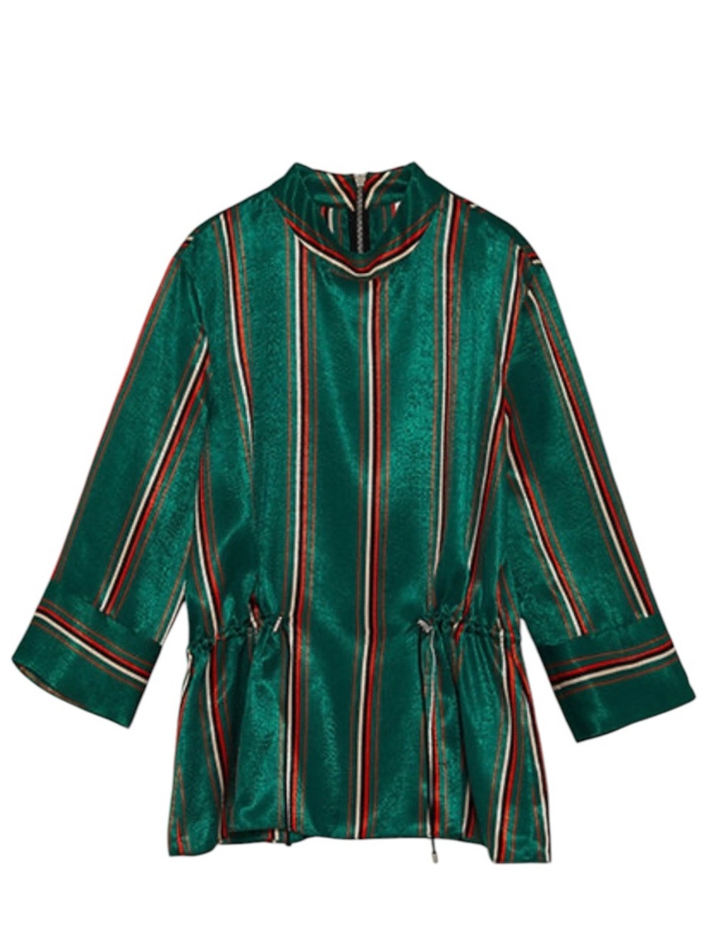 ZARA TRAFALUC Collection Green Blouse Size S